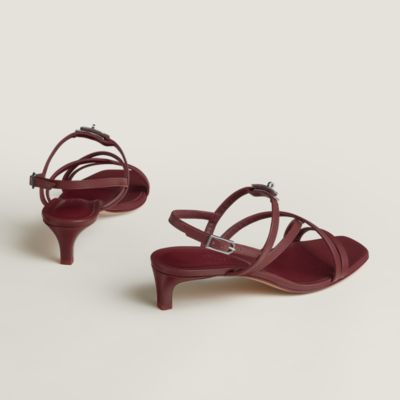 Red - Hermès women's leather sandals and slides | Hermès USA